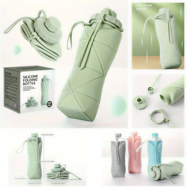 Silicone Foldable Water Bottle