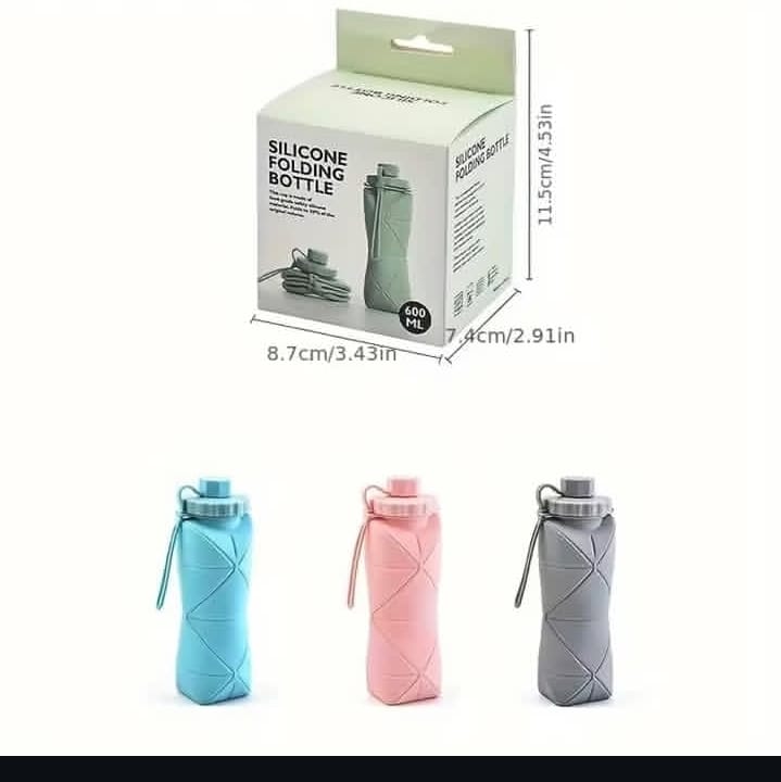 Silicone Foldable Water Bottle